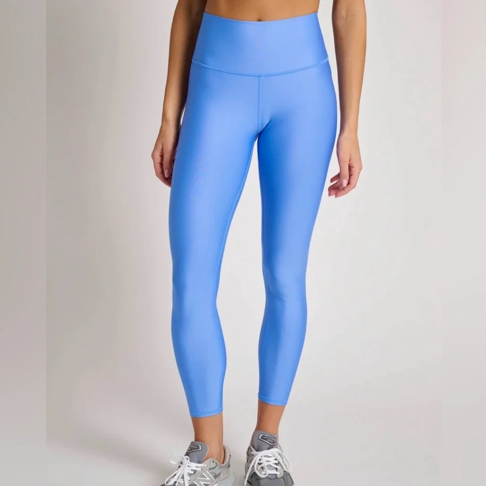 NWT Alo 7/8 Airlift High Waist Legging - Crystal Clear Blue Brand New Yoga Pants